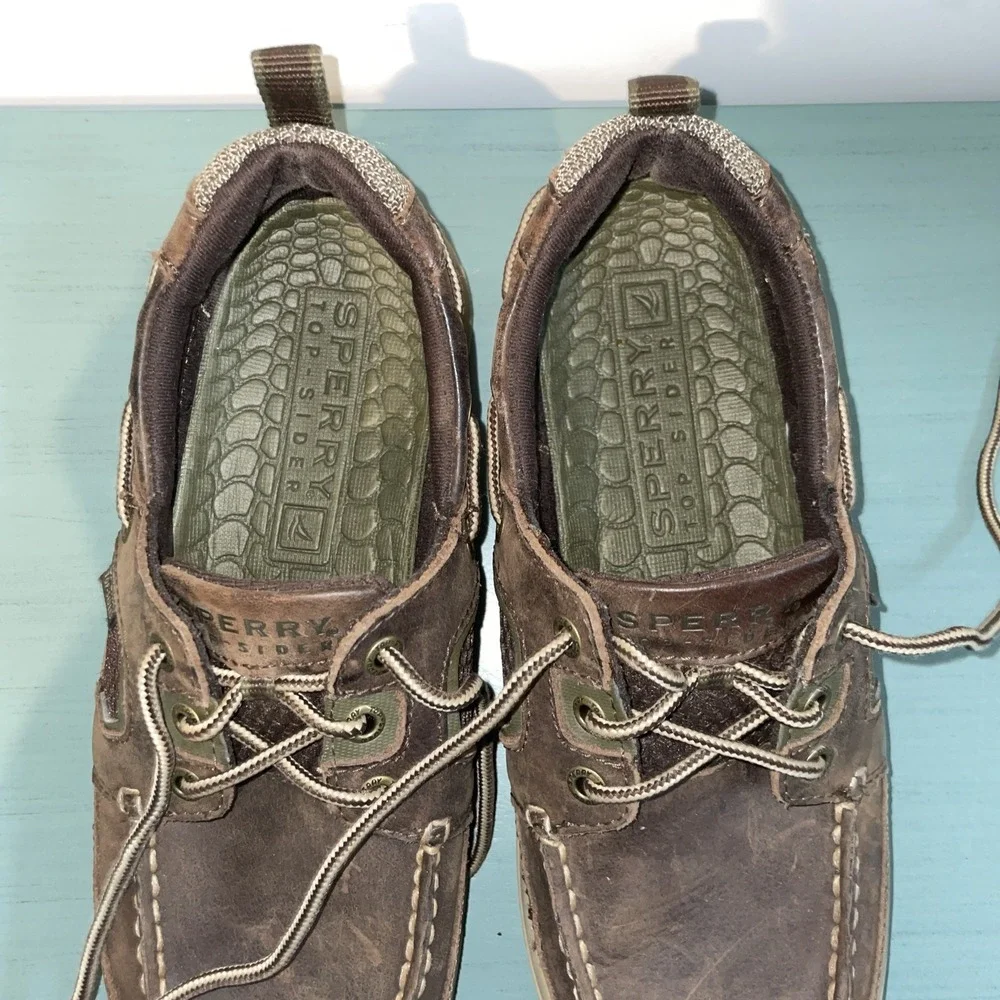 Sperry Top-Sider Billfish 3-Eye Brown Boat‎ Shoe Men's size 8 Medium